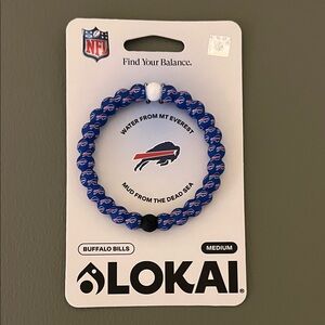 New Lokai x NFL Buffalo Bills Blue and White Medium Bracelet